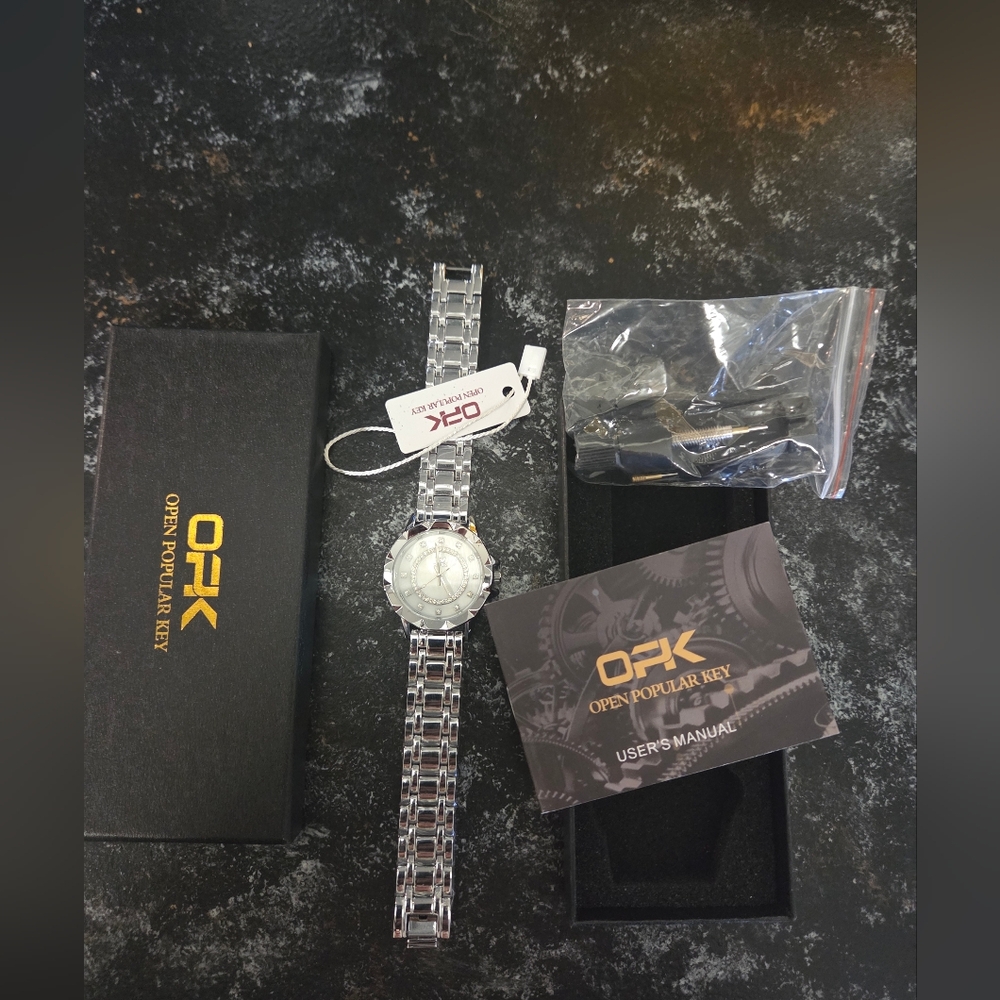 NEW OPK LUX Silver Womens Watch